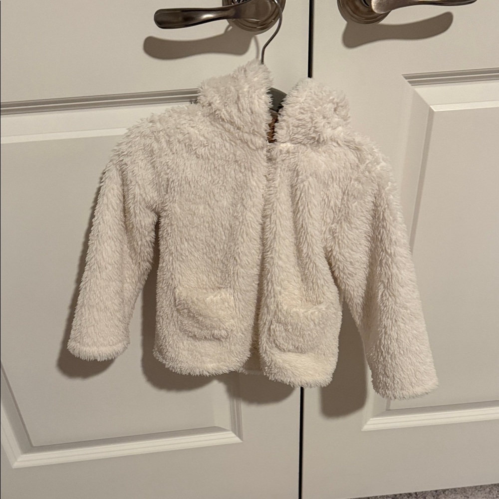 Carter's Fuzzy Cream Kids Puffer Jacket